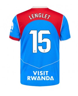 Günstige Atletico Madrid Clement Lenglet #15 3rd trikot 2025-26 Kurzarm